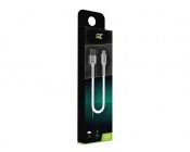 Kabel Przewód Lightning USB do Apple iPhone iPad Biały Płaski 25 cm